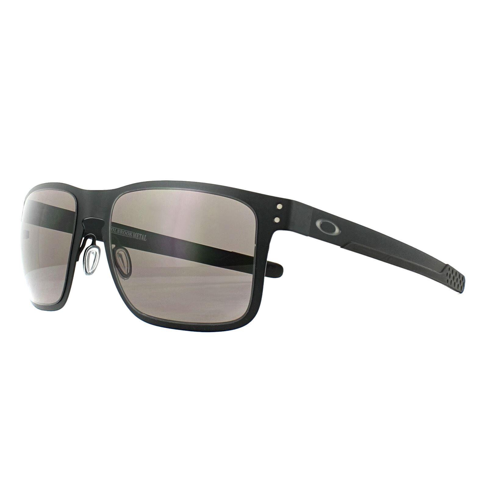 Oakley Holbrook Metal Sonnenbrille schwarzer Stahl 2/7