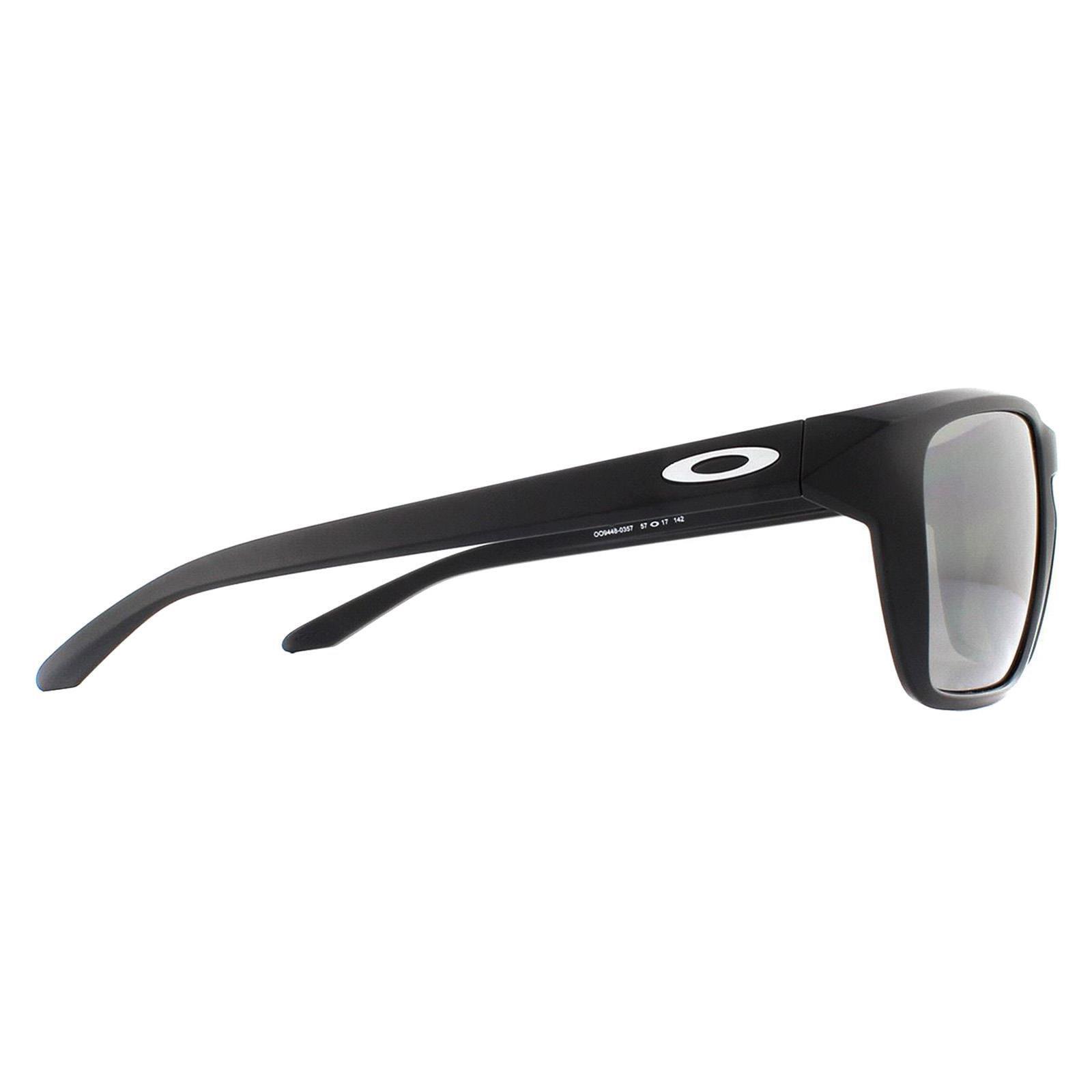 Oakley Rectangle Mens Matte Black Prizm Black Sunglasses 4/4