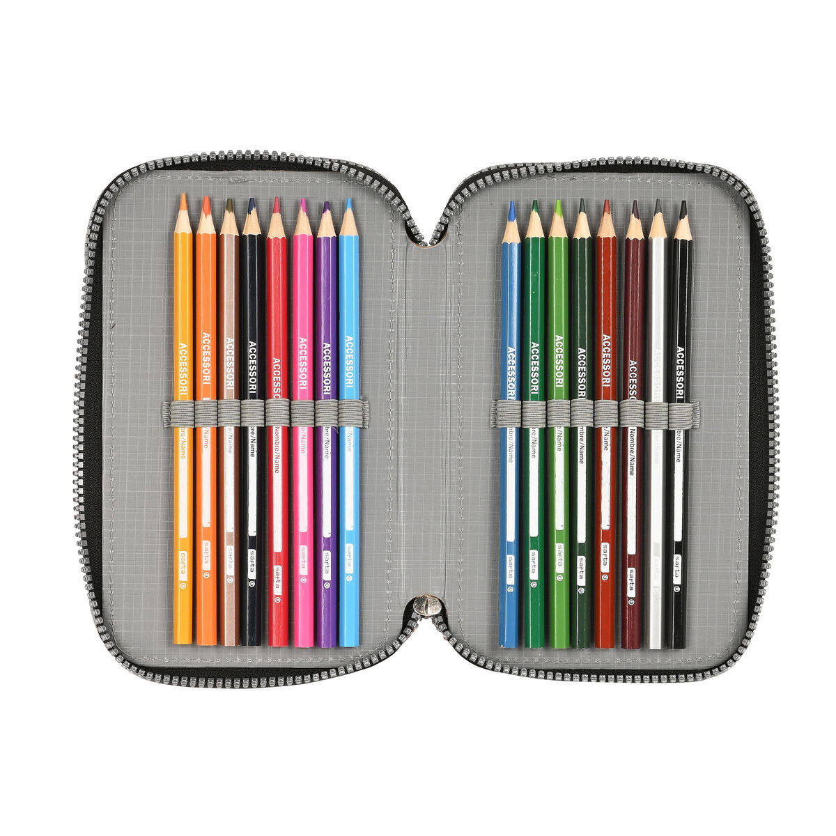 Estuche Escolar con Accesorios Safta Stone 2/5