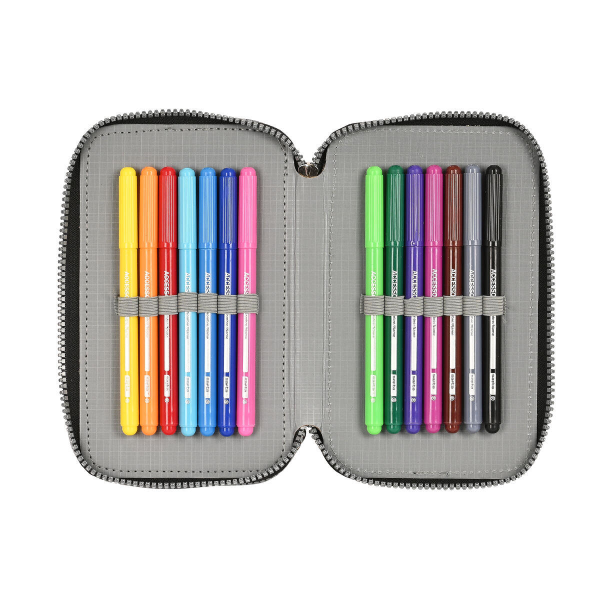 Estuche Escolar con Accesorios Safta Stone 3/5