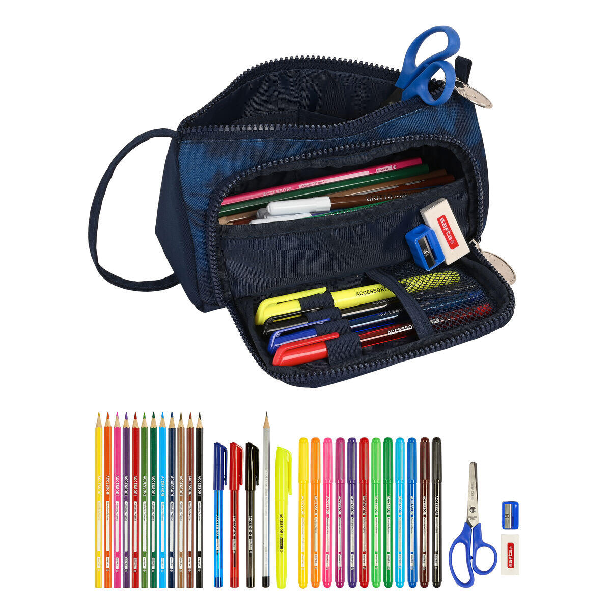 Estuche Escolar con Accesorios Batman Legendary 3/4