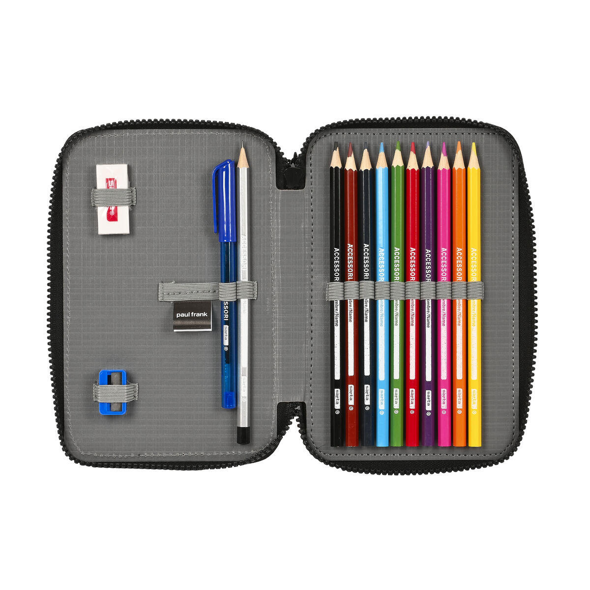 Estuche Escolar con Accesorios Paul Frank Campers 2/5