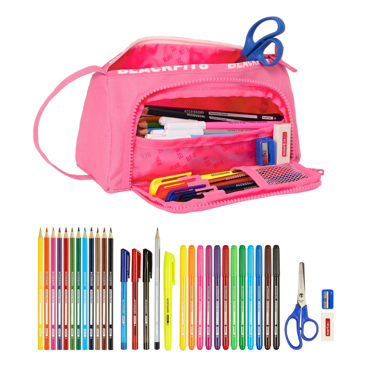 Estuche Escolar con Accesorios BlackFit8 Glow up 2/4