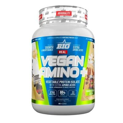Real Vegan Amino+ - 1Kg Mougly Chocolate BIG