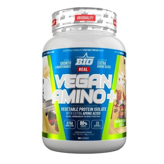 Real Vegan Amino+ - 1Kg Mougly Chocolate BIG