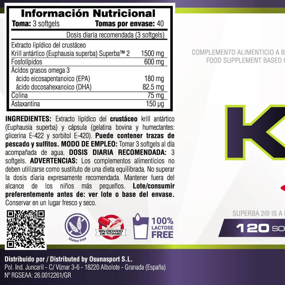 Krill oil - 120 softgels de MASmusculo 5/5