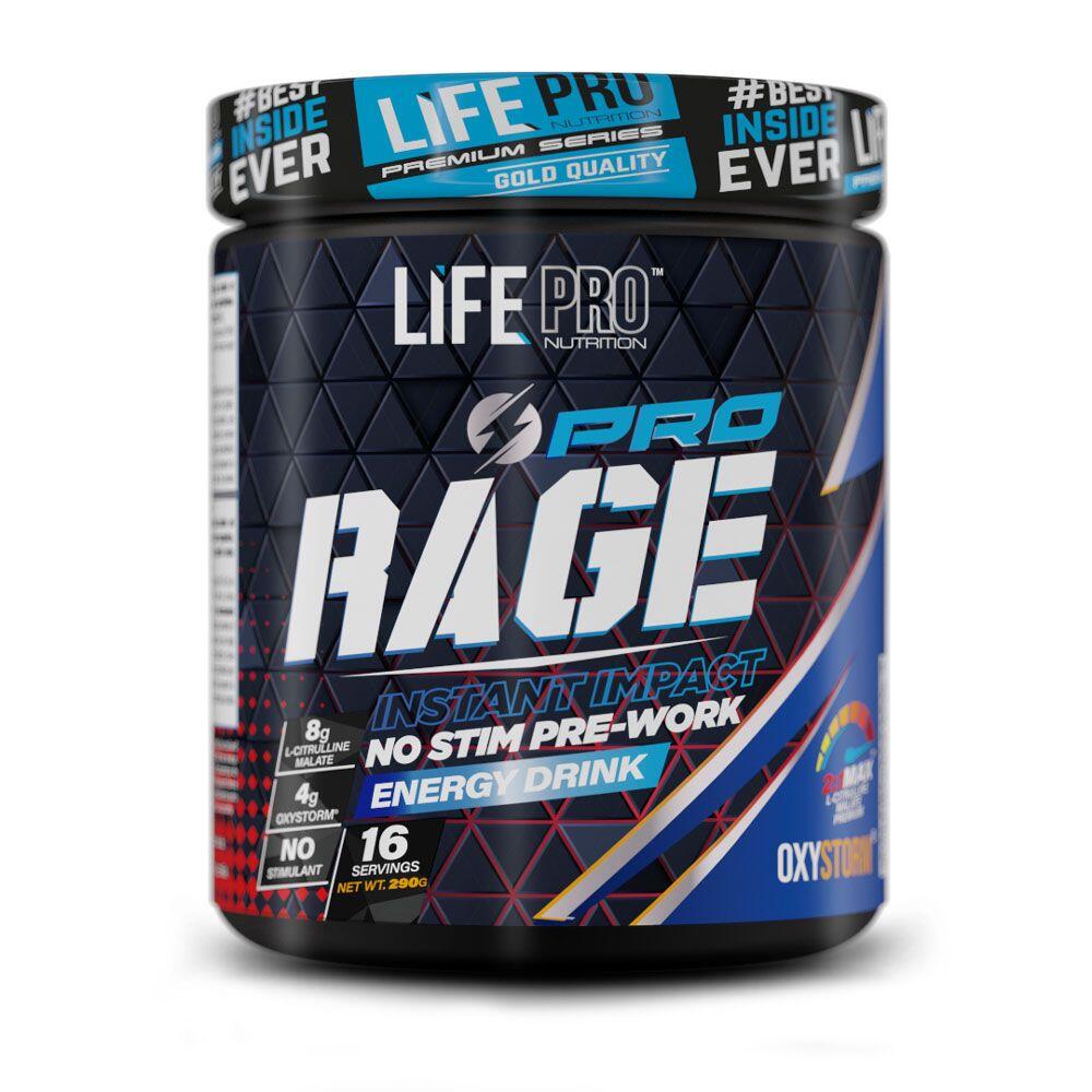 Rage Pro Stimulant-Free - 290g Energy Drink LifePRO