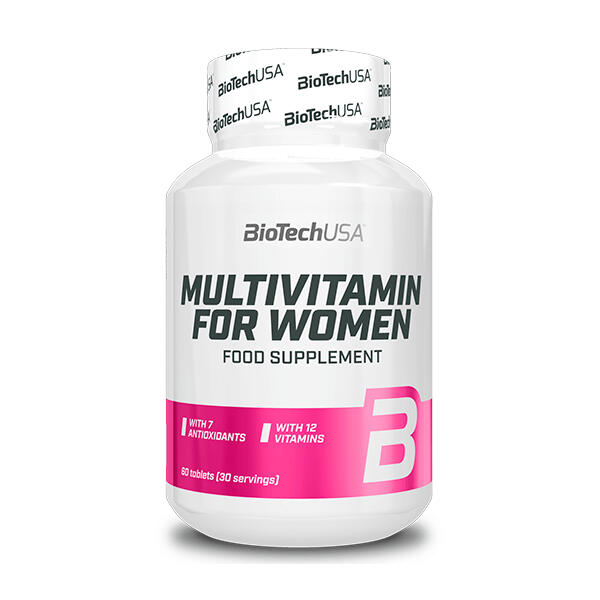 Multivitamin for Women - 60 Comprimidos de Biotech USA Exclusivo Online      16,89€  Preço por quantidade 281,50€kg BIOTECHUSA Multivitamin for Women - 60 Comprimidos de Biotech USAVendido e expedido por: FitnessZone    