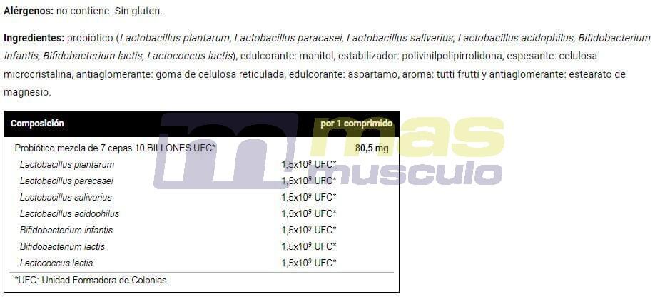 Super Probiotic - 30 Tabletas VitoBest 3/3