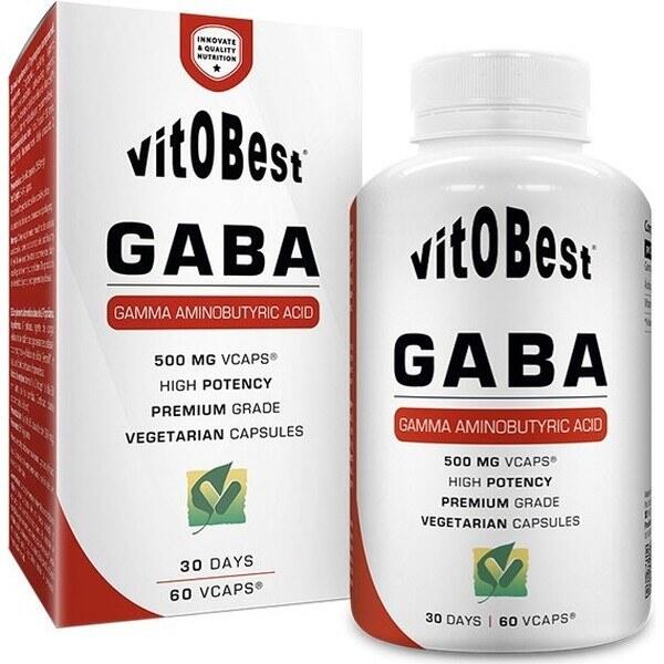 GABA 500 mg - 60 kapsułek roślinnych VitoBest