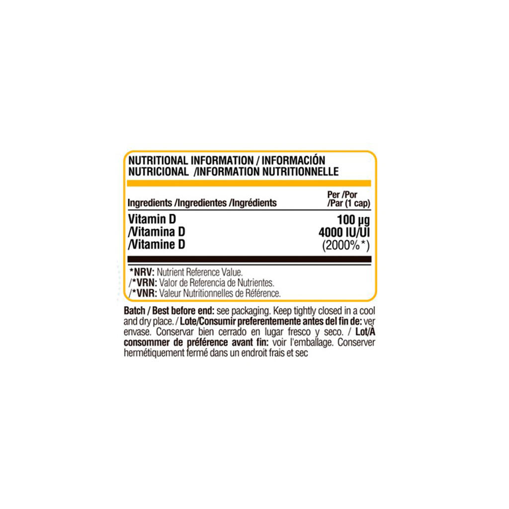 Vitaminas Life Pro Vegan Vitamin D 4000UI 90 vcaps 2/5