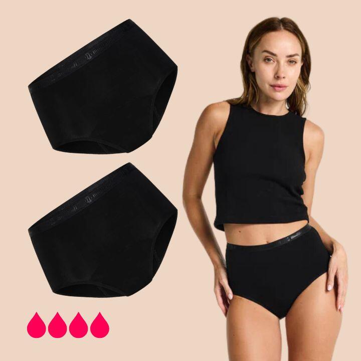 MODIBODI Pack 2 Cuecas Menstrual Brief Fluxo 4 tampões