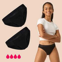 Pack 2 Bragas Menstruales Adolescentes Flujo 3 tampones