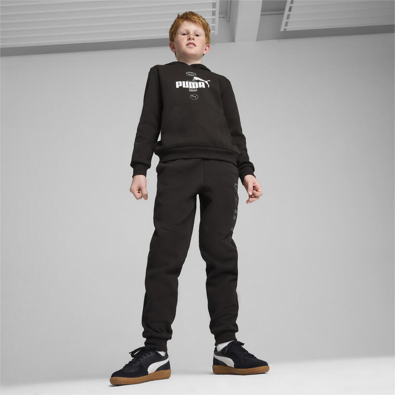 Pantaloni grafici PUMA POWER Tineret PUMA Black