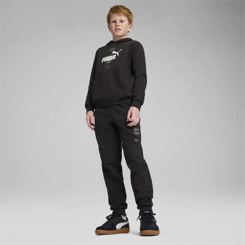 Pantaloni grafici PUMA POWER Tineret PUMA Black