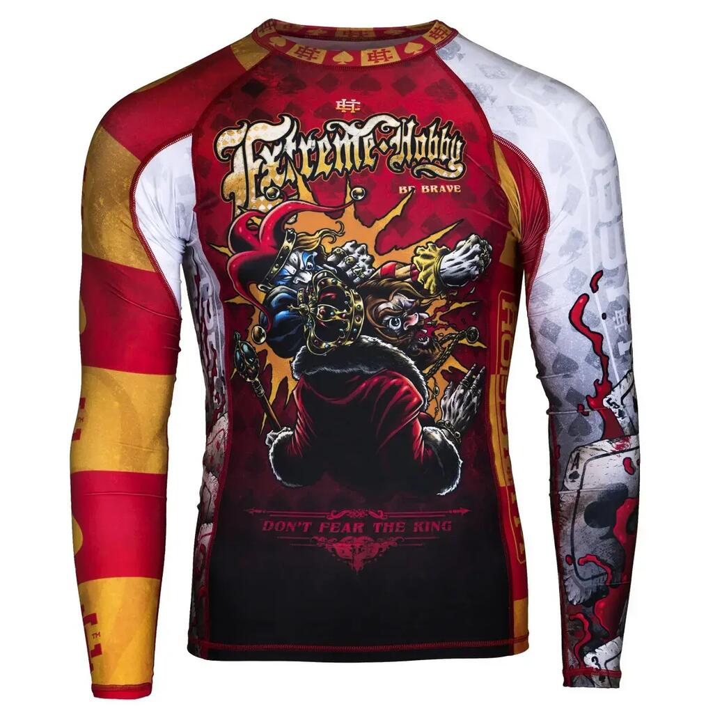 Extreme Hobby Men's Rashguard Killercards II Long Sleeve L