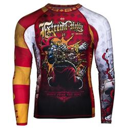 Rashguard à manches longues pour hommes MMA EXTREME HOBBY KILLER CARDS