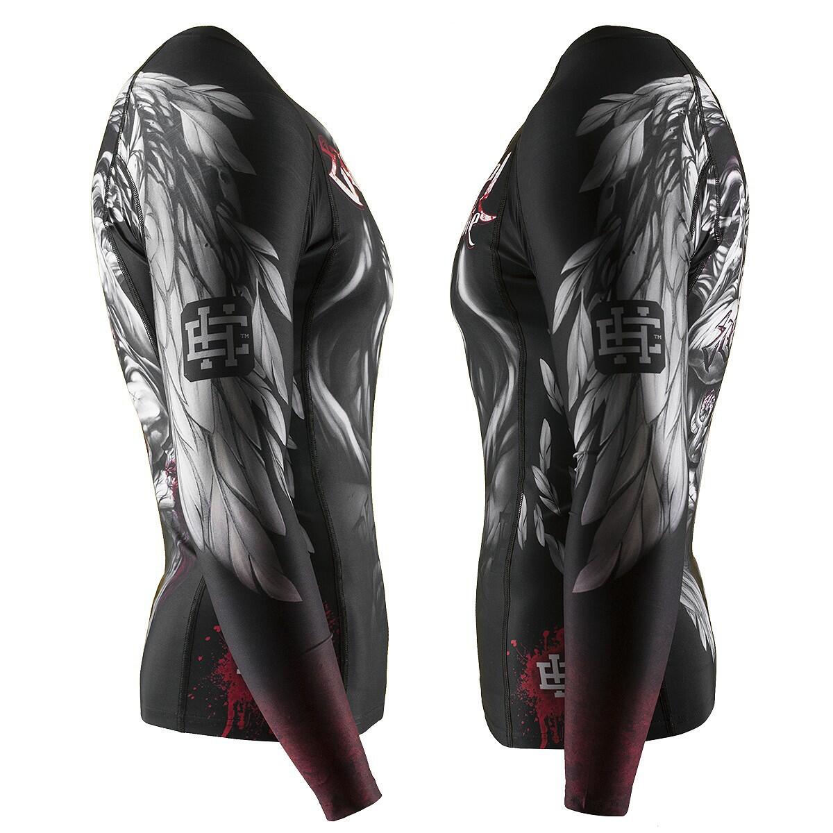 Langarm rashguard voor heren voor MMA EXTREME HOBBY EZECHIEL 3/7