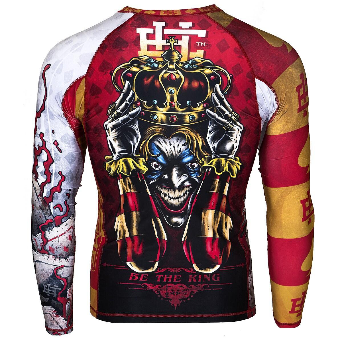 Rashguard à manches longues pour hommes MMA EXTREME HOBBY KILLER CARDS 3/7