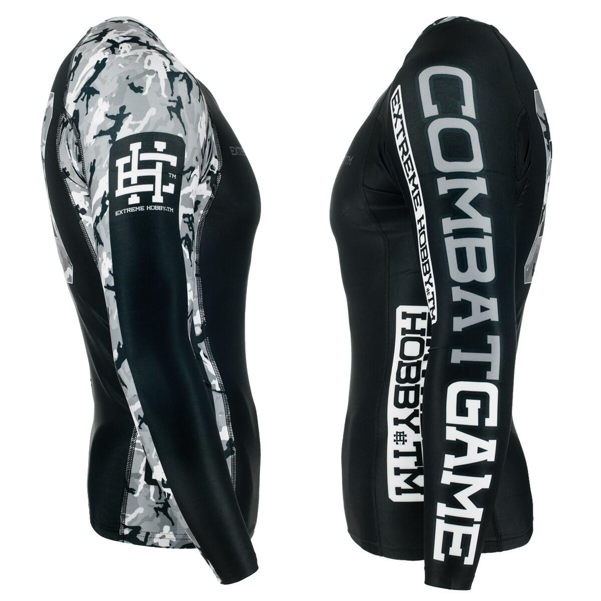 Rashguard a maniche lunghe da uomo MMA EXTREME HOBBY COMBAT GAME 5/7
