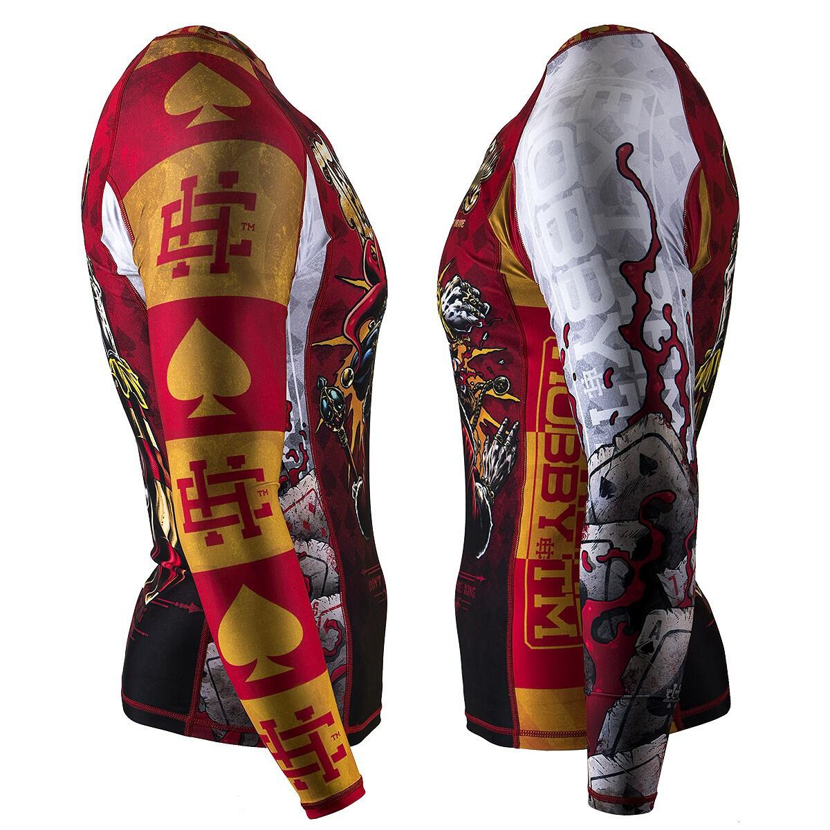Rashguard à manches longues pour hommes MMA EXTREME HOBBY KILLER CARDS 4/7