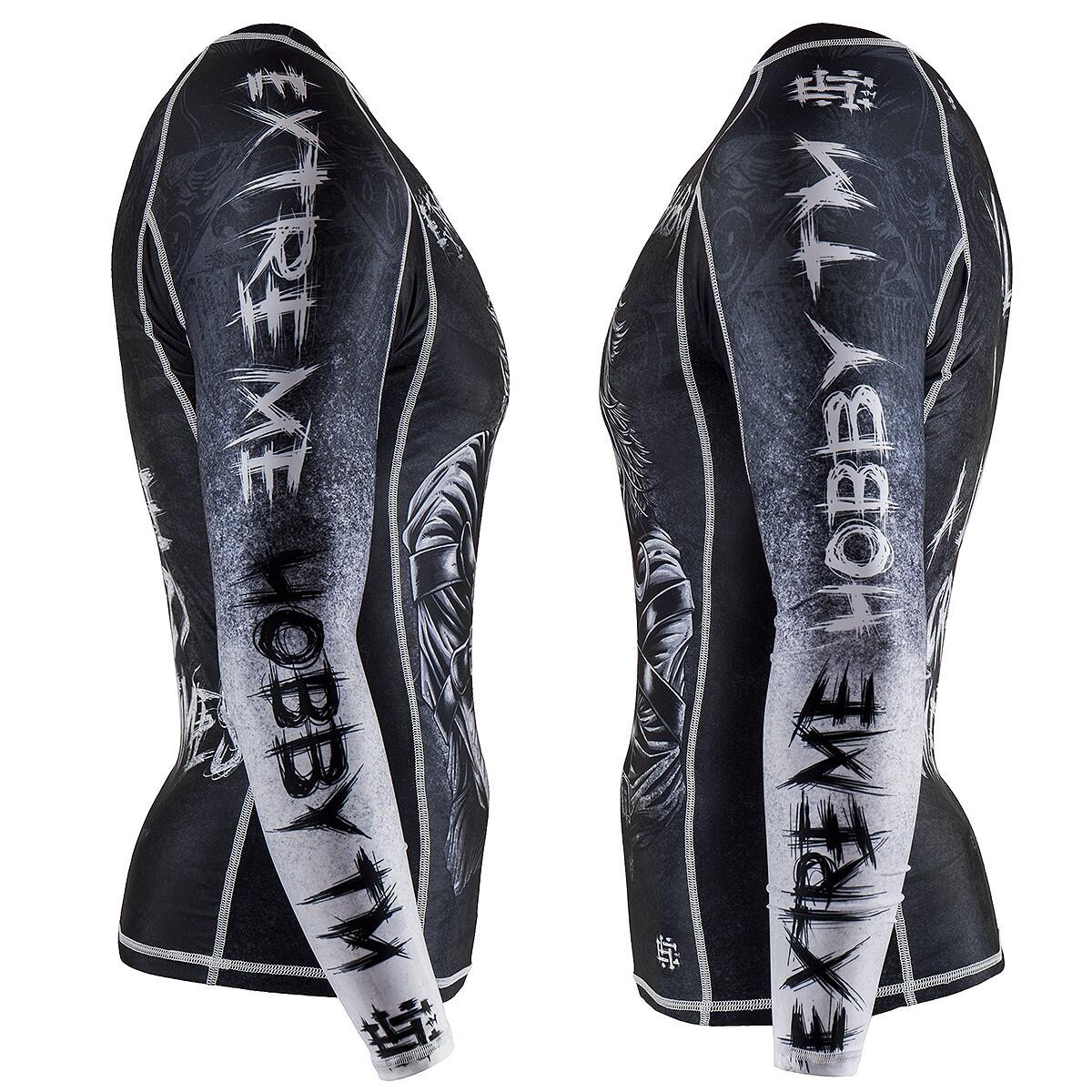 Rashguard à manches longues pour hommes MMA EXTREME HOBBY PSYCHO CLOWN 4/7