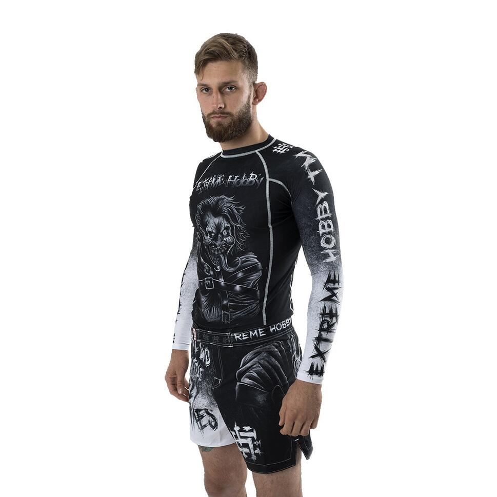 Koszulka sportowa męska Rashguard do MMA EXTREME HOBBY PSYCHO CLOWN