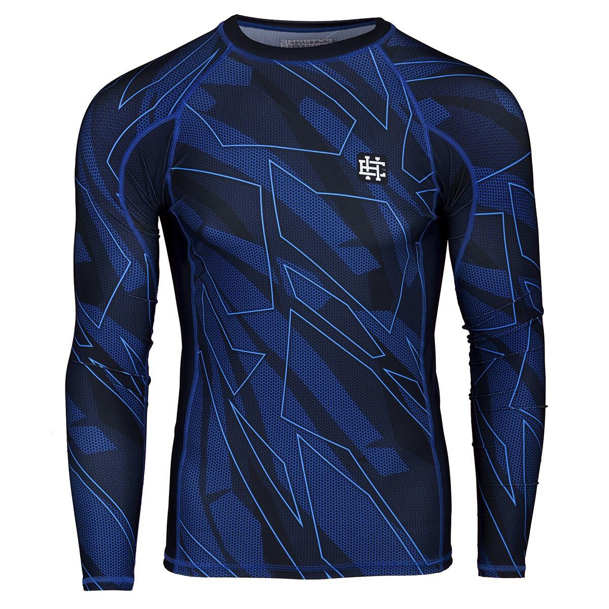 EXTREME HOBBY Rashguard a maniche lunghe da uomo MMA EXTREME HOBBY SHADOW