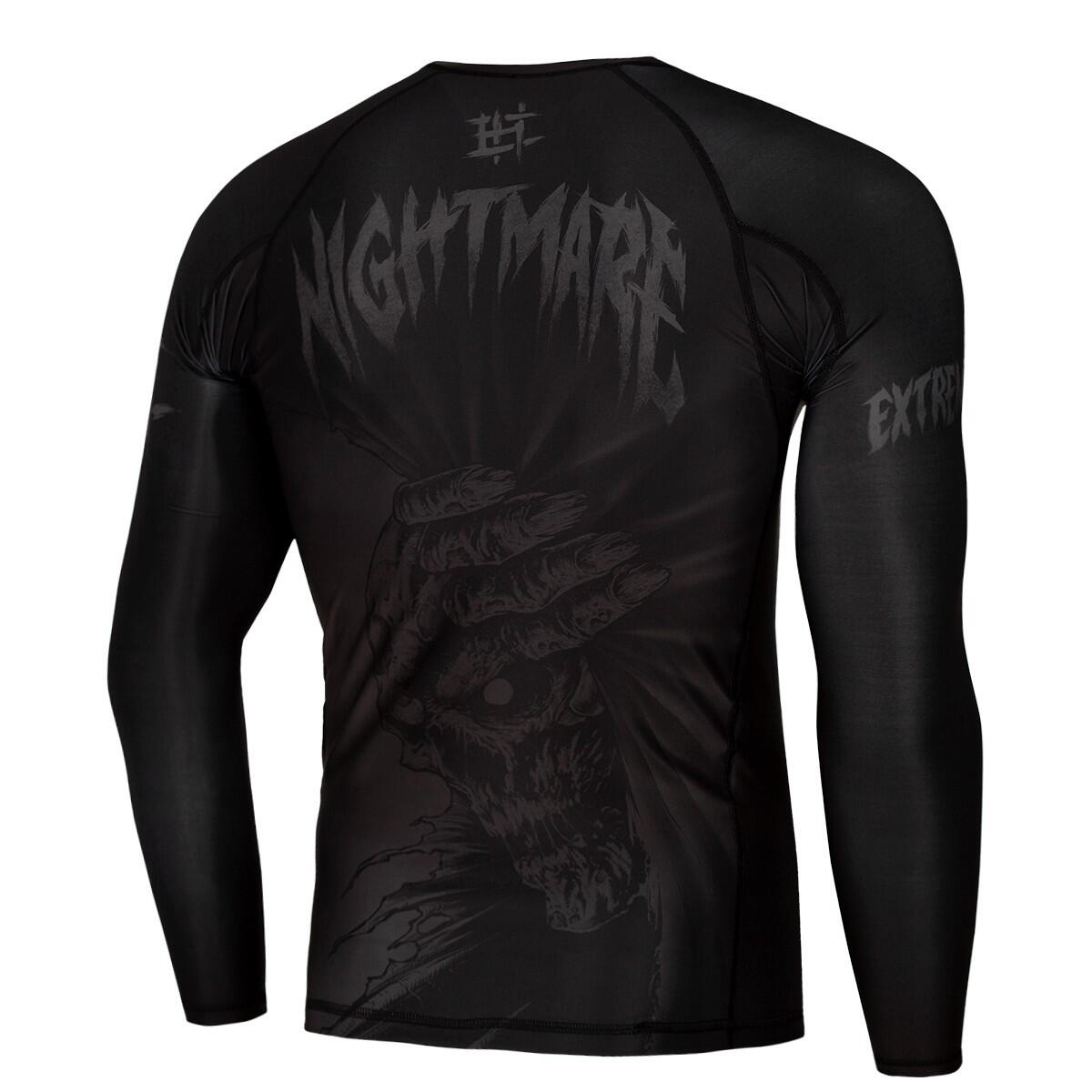 Rashguard de manga comprida para homem MMA EXTREME HOBBY NIGHTMARE 5/7