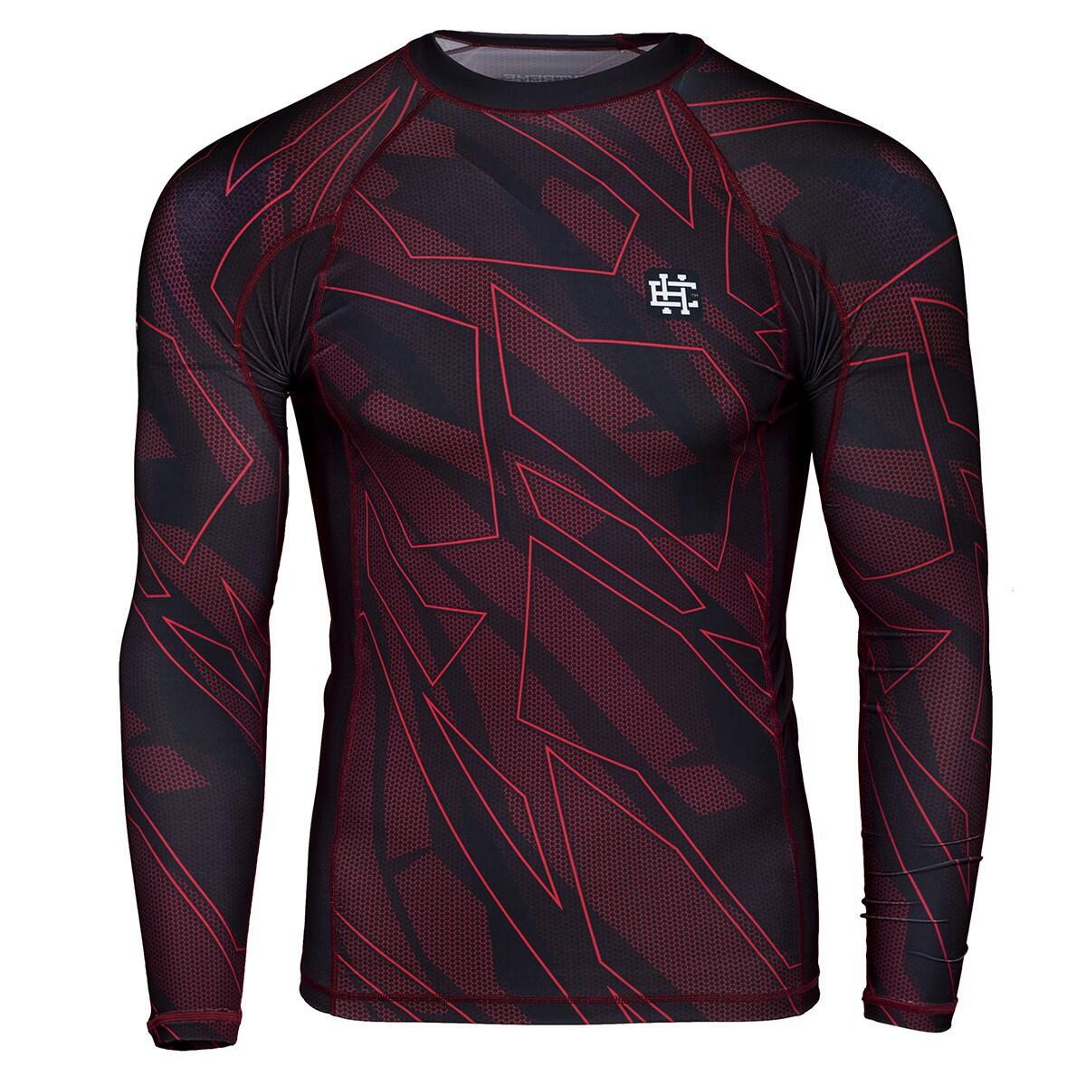 EXTREME HOBBY Rashguard a maniche lunghe da uomo MMA EXTREME HOBBY SHADOW