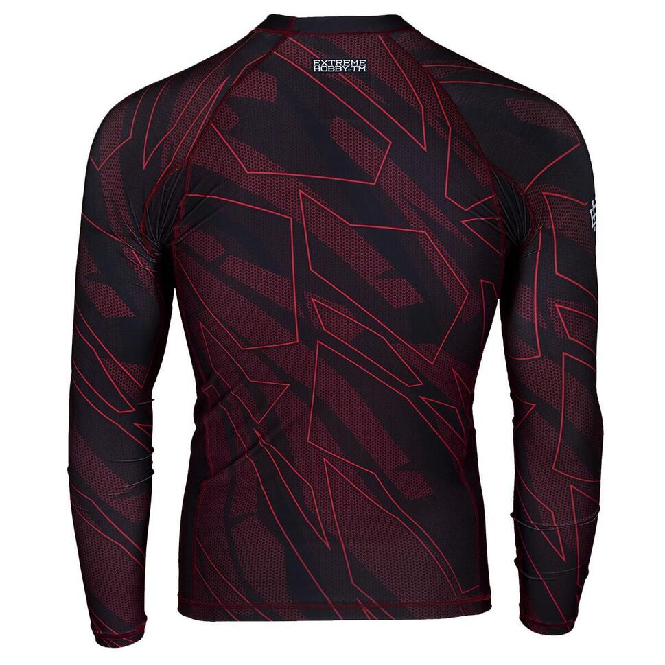 Koszulka sportowa męska Rashguard do MMA EXTREME HOBBY SHADOW