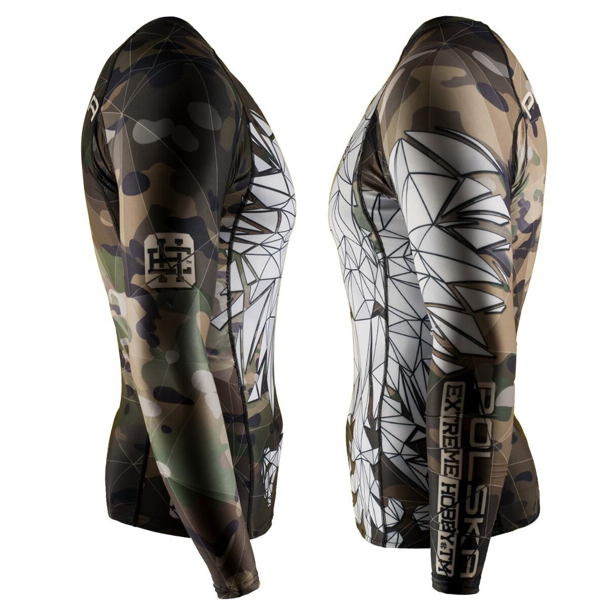 Rashguard a maniche lunghe da uomo MMA EXTREME HOBBY POLAND CAMO 3/7