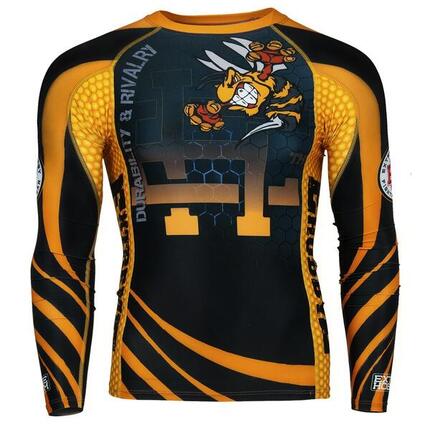Rashguard Langarm für Herren MMA EXTREME HOBBY ANGRY WASP