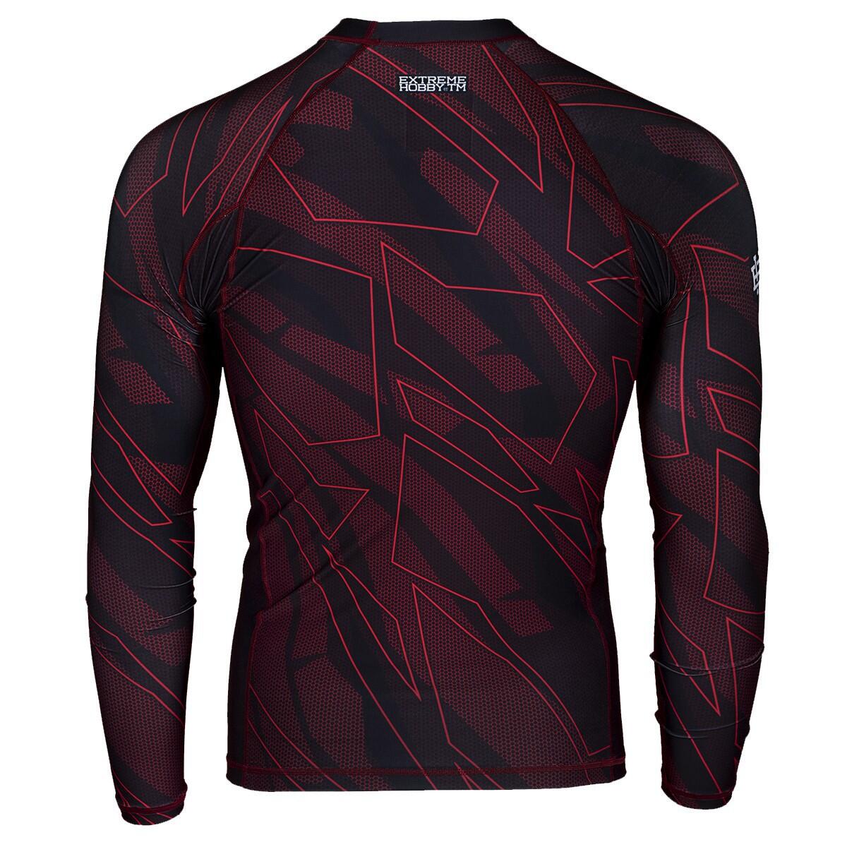 Rashguard de manga comprida para homem MMA EXTREME HOBBY SHADOW 2/4