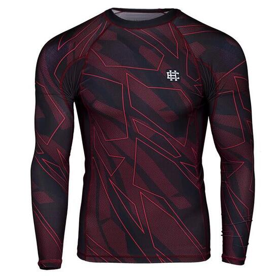 Rashguard Langarm für Herren MMA EXTREME HOBBY SHADOW
