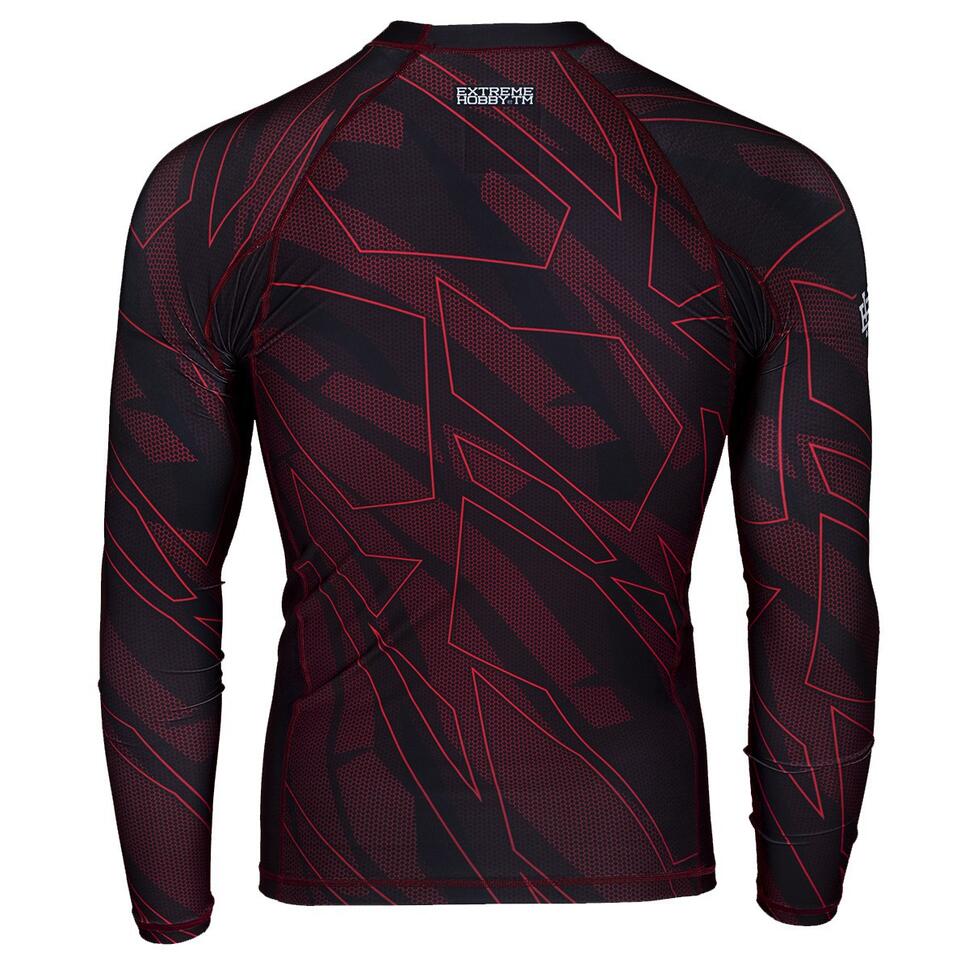 Koszulka sportowa męska Rashguard do MMA EXTREME HOBBY SHADOW
