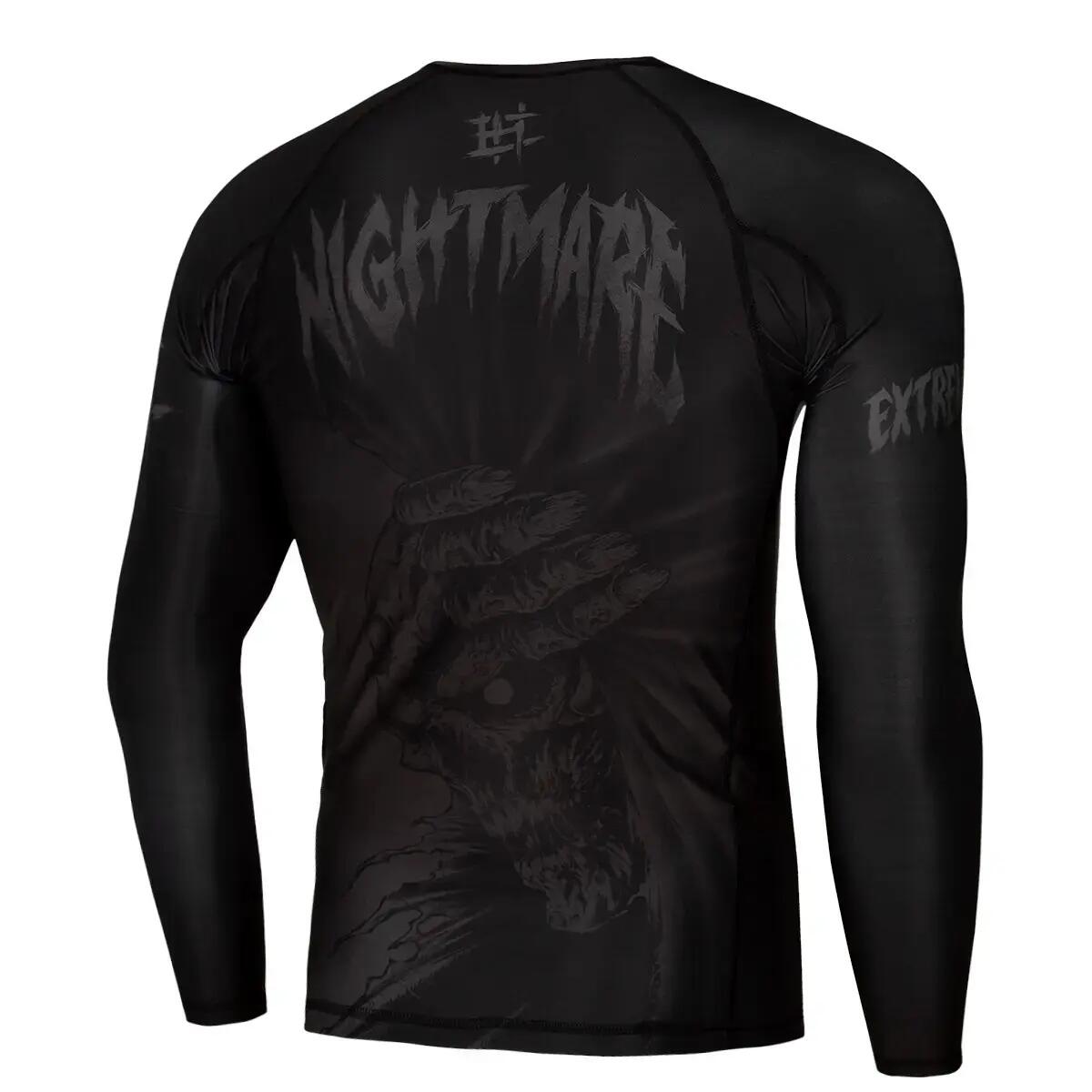 Rashguard à manches longues pour homme MMA EXTREME HOBBY NIGHTMARE 2 5/8