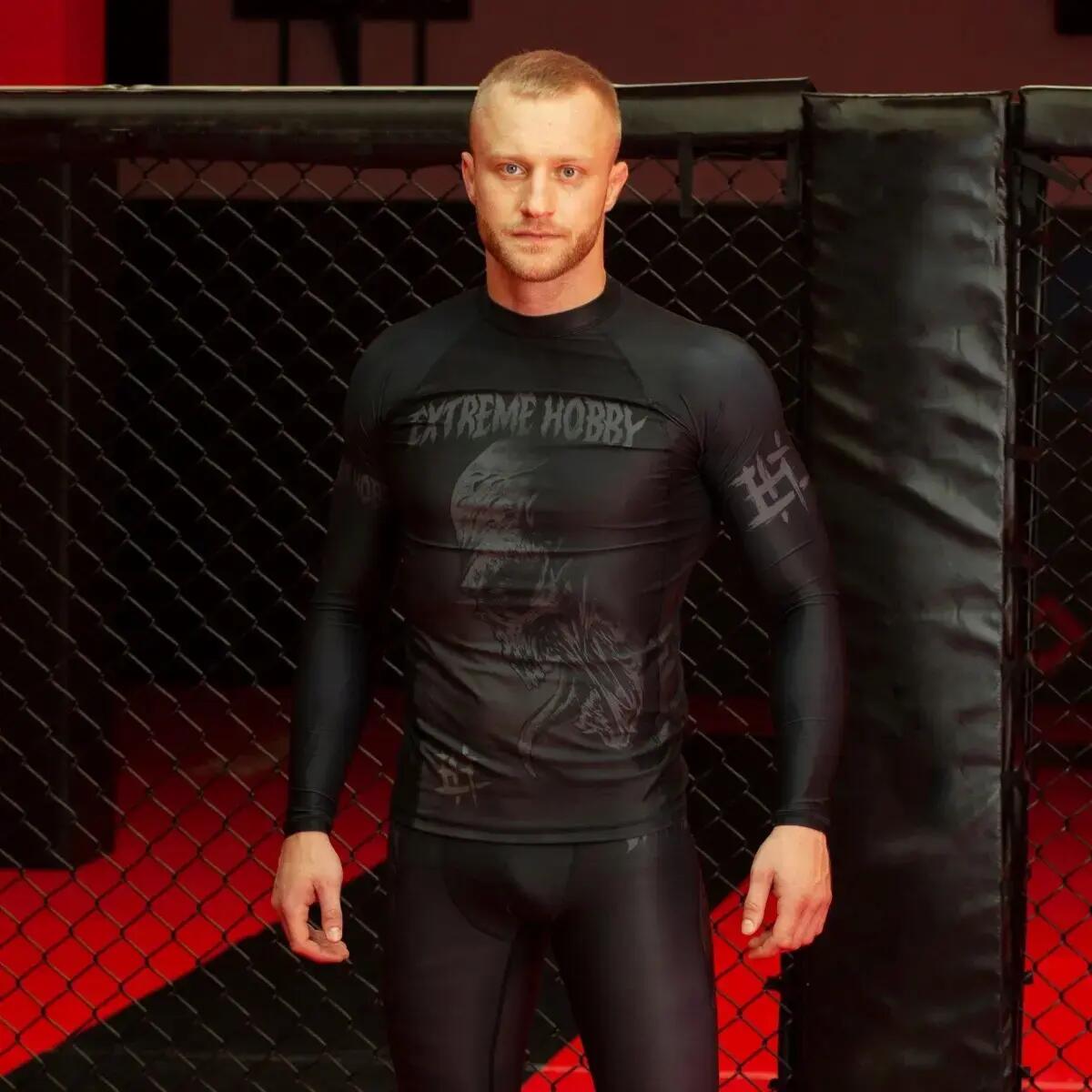 Rashguard à manches longues pour homme MMA EXTREME HOBBY NIGHTMARE 2 4/8