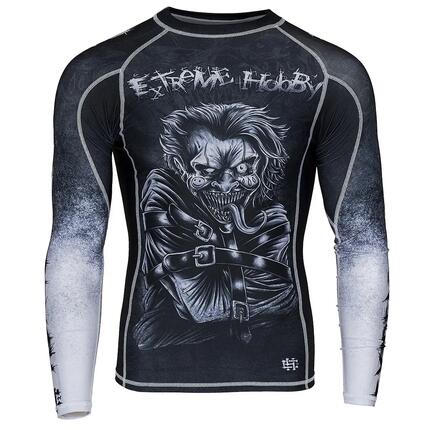 Rashguard à manches longues pour homme MMA EXTREME HOBBY PSYCHO CLOWN