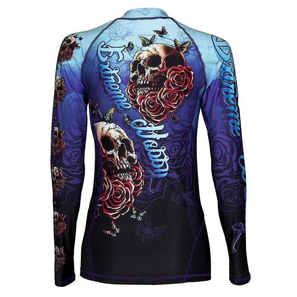 Koszulka Sportowa Rashguard damski MMA EXTREME HOBBY SKULL 2