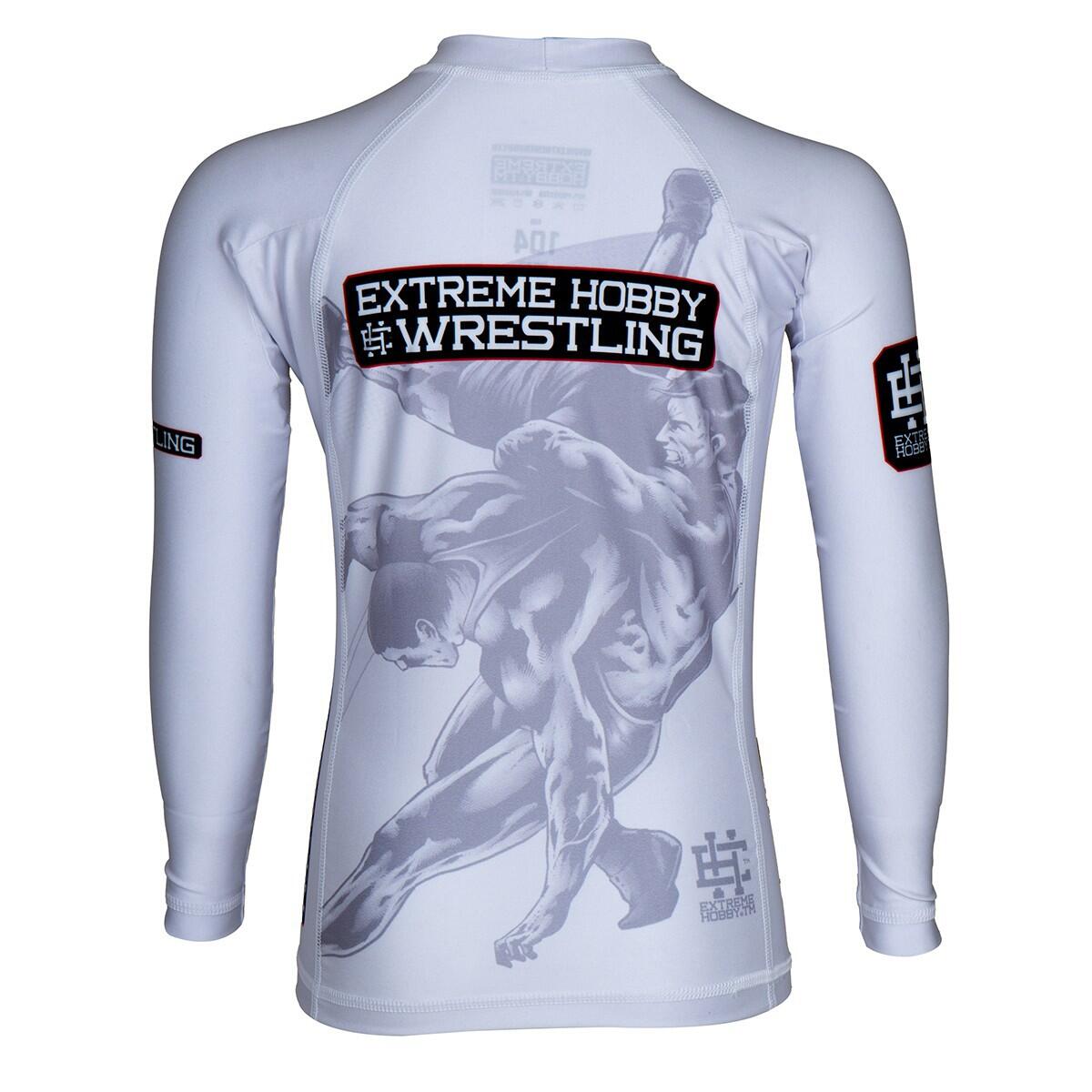 Rashguard a maniche lunghe per bambini MMA EXTREME HOBBY WRESTLING 2/6