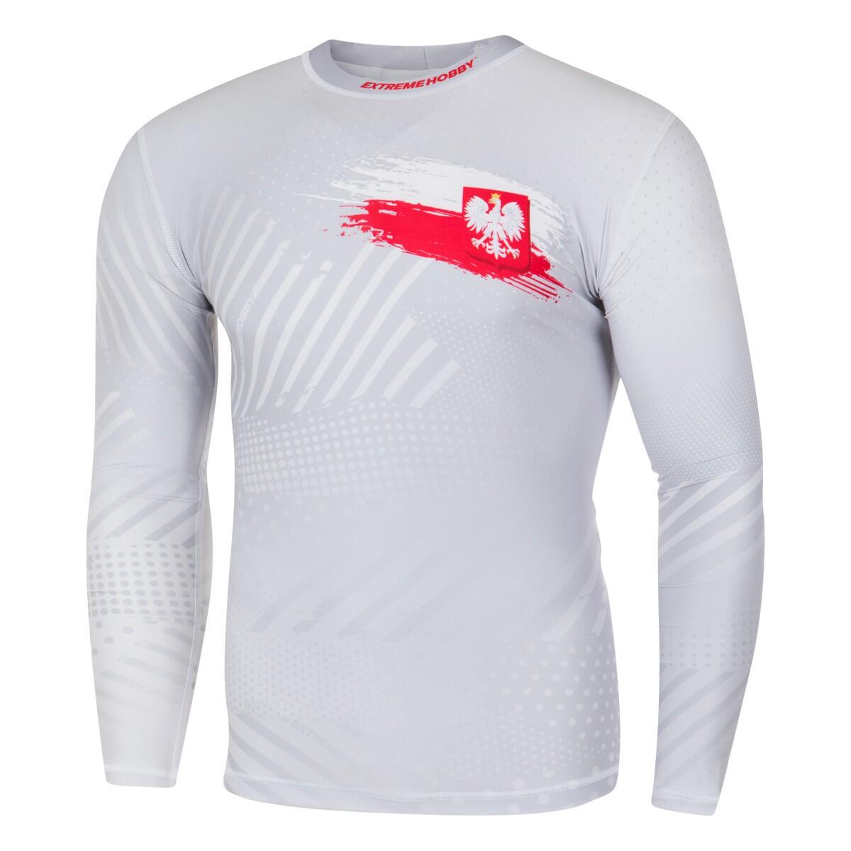 EXTREME HOBBY Rashguard a maniche lunghe da uomo MMA EXTREME HOBBY POLAND PRIME