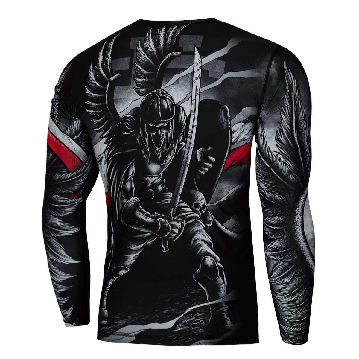 Rashguard à manches longues pour hommes MMA EXTREME HOBBY HUSSAR 3/7