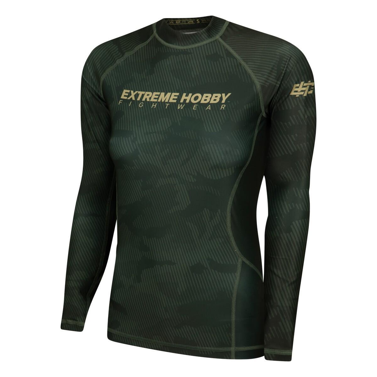 Rashguard de manga comprida para mulher mma extreme hobby havoc