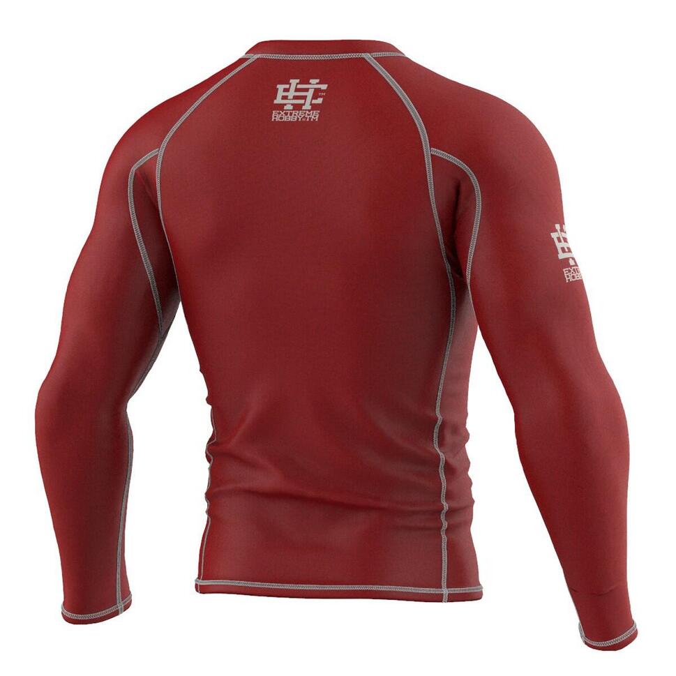 Koszulka sportowa męska Rashguard do MMA EXTREME HOBBY TRACE
