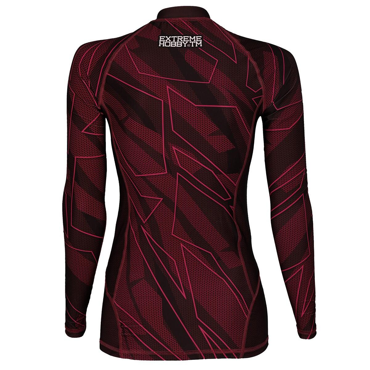 Rashguard a maniche lunghe da donna MMA EXTREME HOBBY SHADOW 2/4