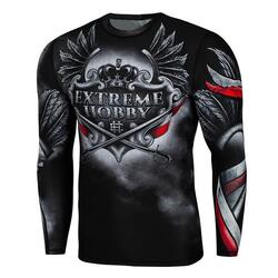 Rashguard à manches longues pour hommes MMA EXTREME HOBBY HUSSAR