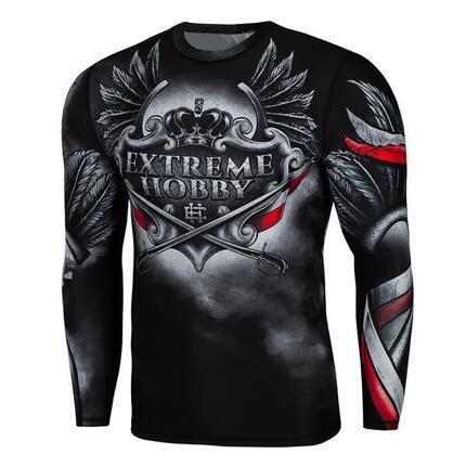 Rashguard Langarm für Herren MMA EXTREME HOBBY HUSSAR