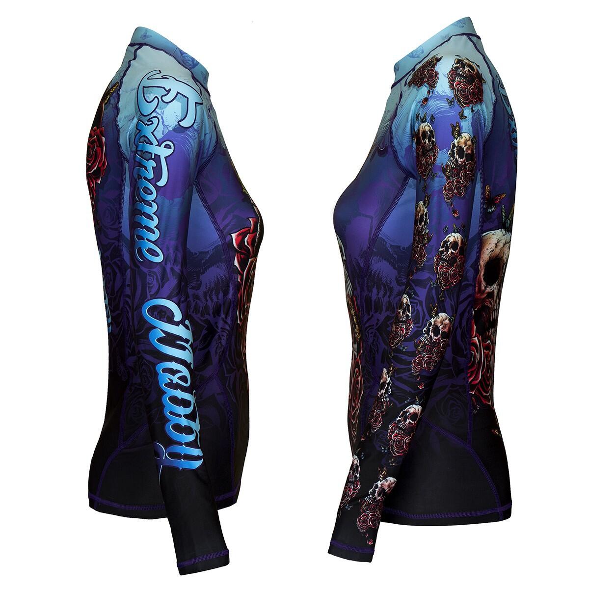 Longsleeve rashguard voor dames MMA EXTREME HOBBY SKULL 2 3/7