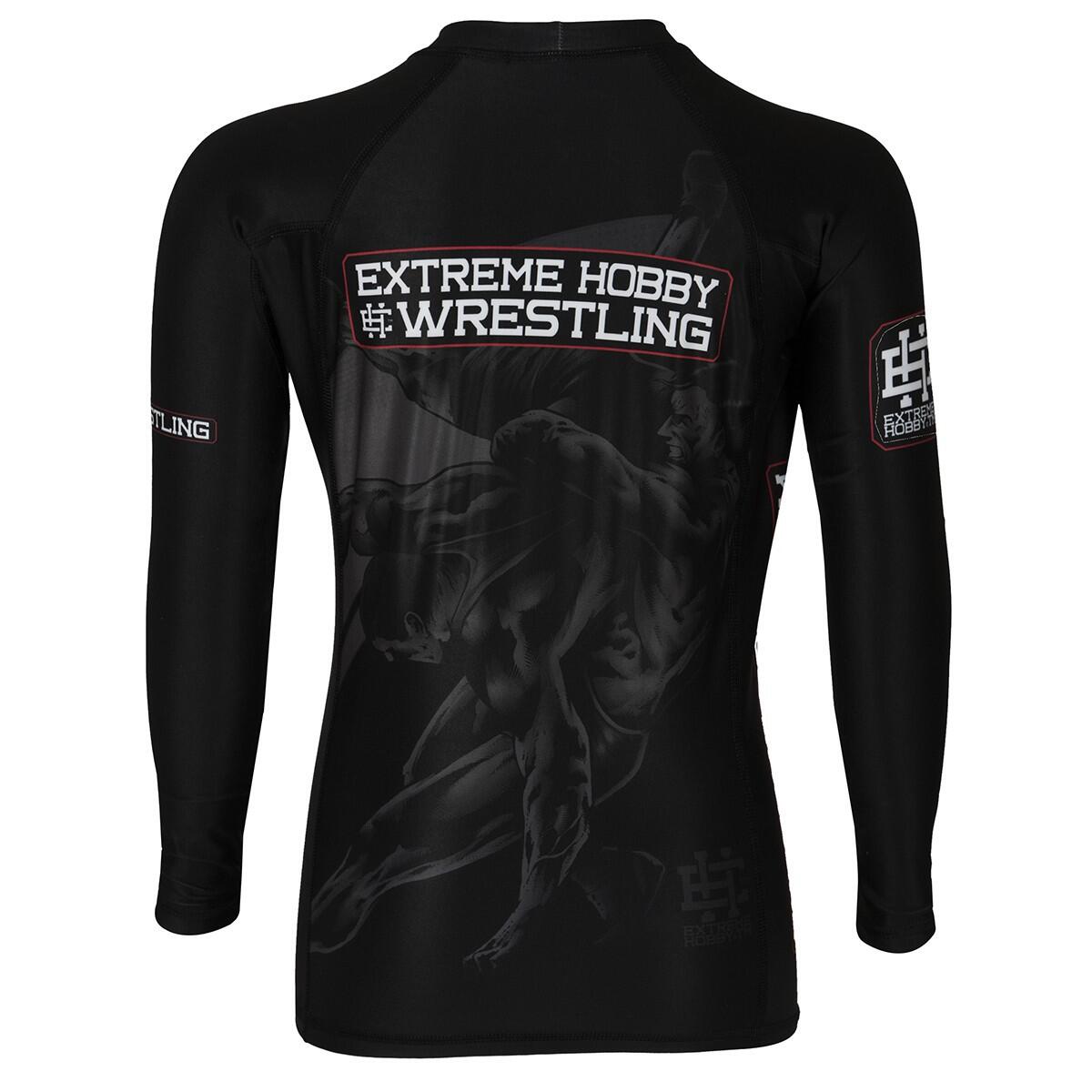 Rashguard a maniche lunghe per bambini MMA EXTREME HOBBY WRESTLING 2/7